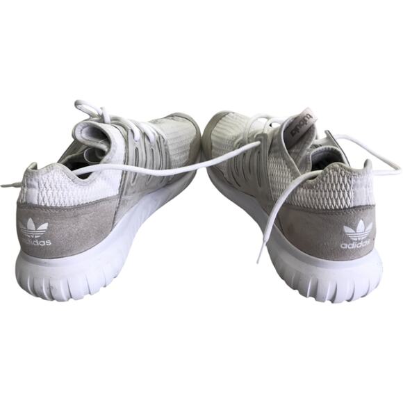 adidas Tubular Radial Sneaker Running Shoes Mens Size 10.5 White Light Grey main image 5